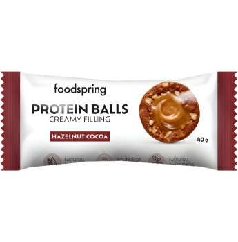 foodspring - Protein Balls Creamy Filling Hazelnut Cocoa 40g